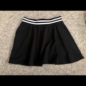 Black skater skirt